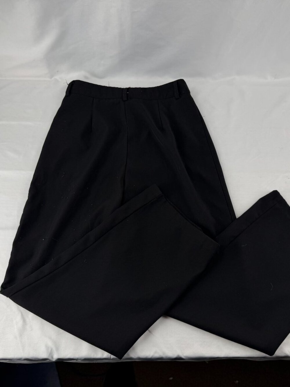 Dazy High Rise Black Pleated Tailored Trousers Pants Women Medium M Career Work